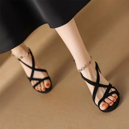 Elegant Cross Strap High Heels for Women – Fashion Party Sandals