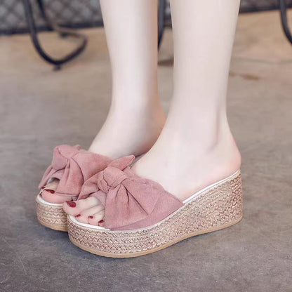 Chic  Espadrille Wedge Sandals with Double Straps