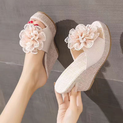 Chic  Espadrille Wedge Sandals with Double Straps