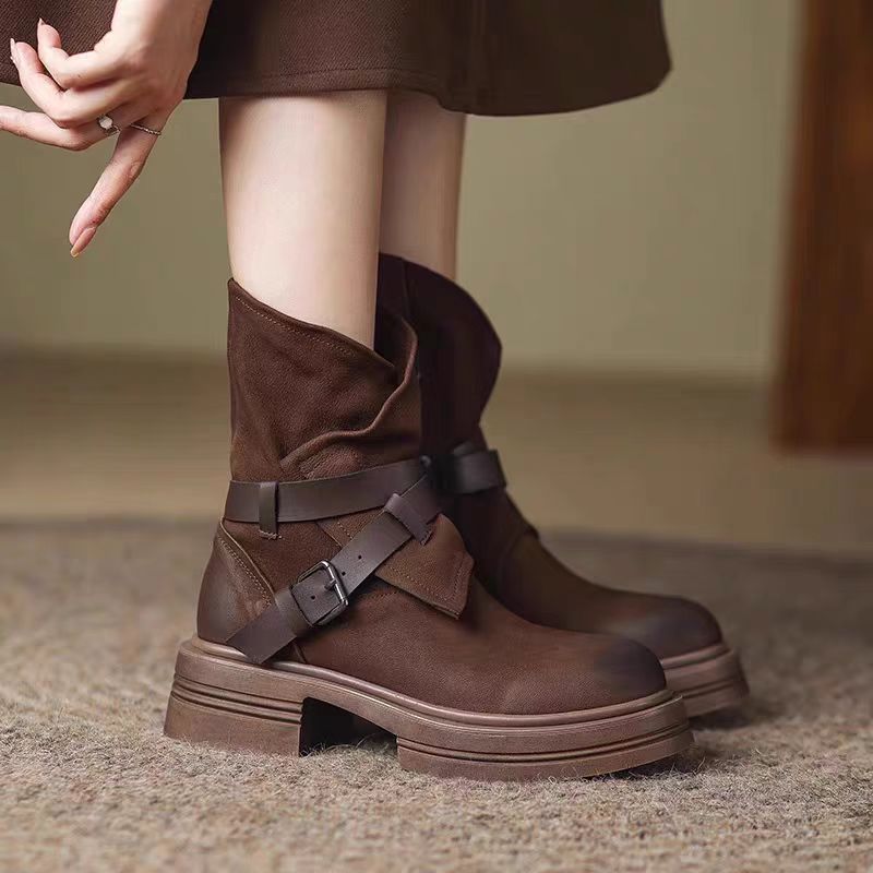 Chunky combat boots that elevate both your look and height — tough, bold, and versatile