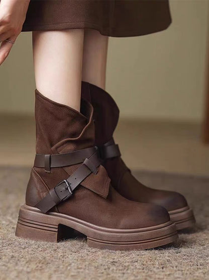 Chunky combat boots that elevate both your look and height — tough, bold, and versatile