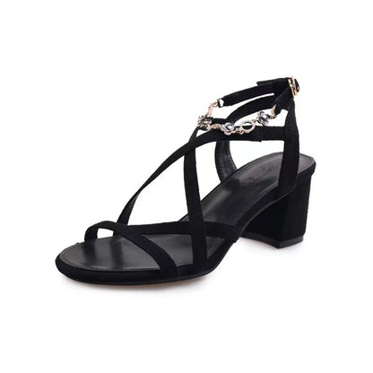 Elegant Cross Strap High Heels for Women – Fashion Party Sandals